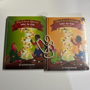 New | Bundle 2 of The Clear Tafsir for Kids Books + 1 Tasbeeh